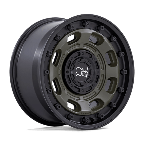 Black Rhino ATLAS 20X10 - Olive Drab Green with Black Lip - Stunning Off - Road Wheels!