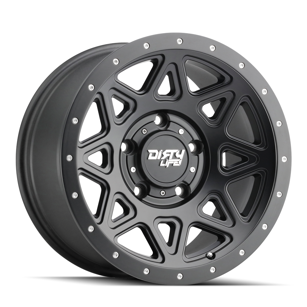 DIRTY LIFE THEORY 16x8 6x120 ET0 66.9 Satin Black - The Ultimate Wheels for Your Ride