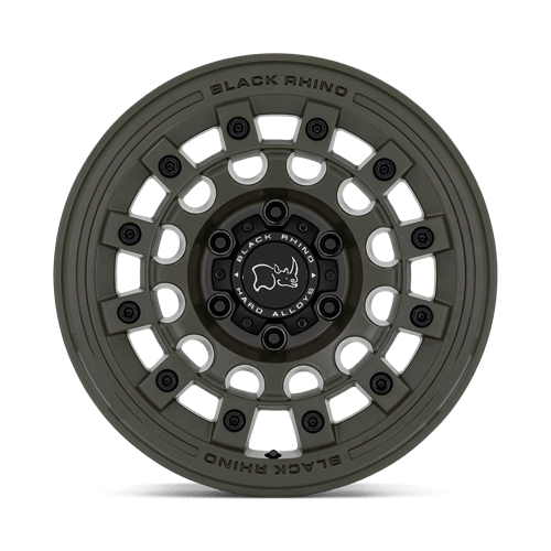 Black Rhino FUJI Olive Drab Green Wheels - 17X8, 6X139.7, ET20