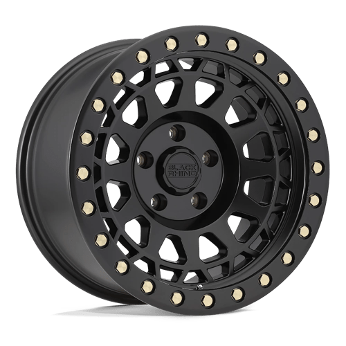 Stunning Black Rhino PRIMM Wheels - 20X9.5 Matte Black with Brass Bolts!