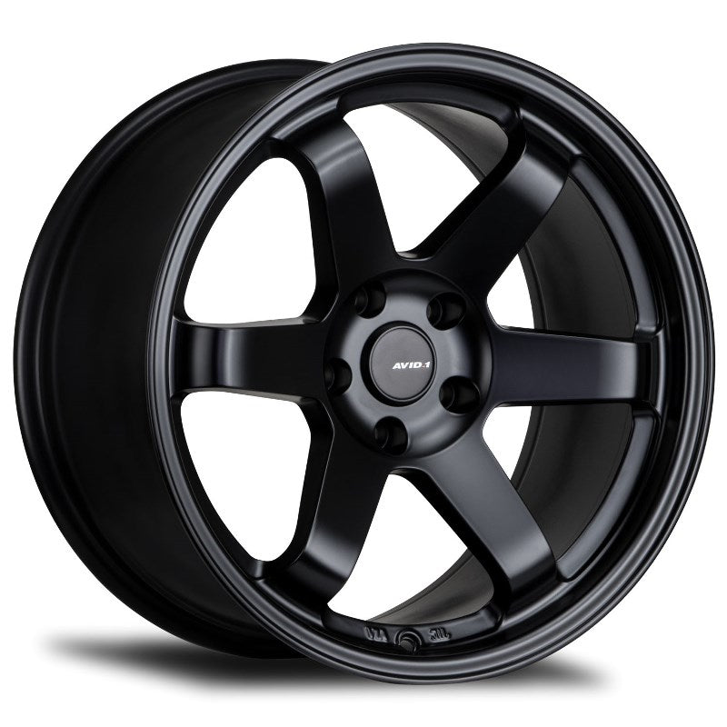 AVID.1 AV-06 Matte Black Wheels - 18x8, 5X114.3, ET42, 73.1 - Upgrade Your Ride Now!