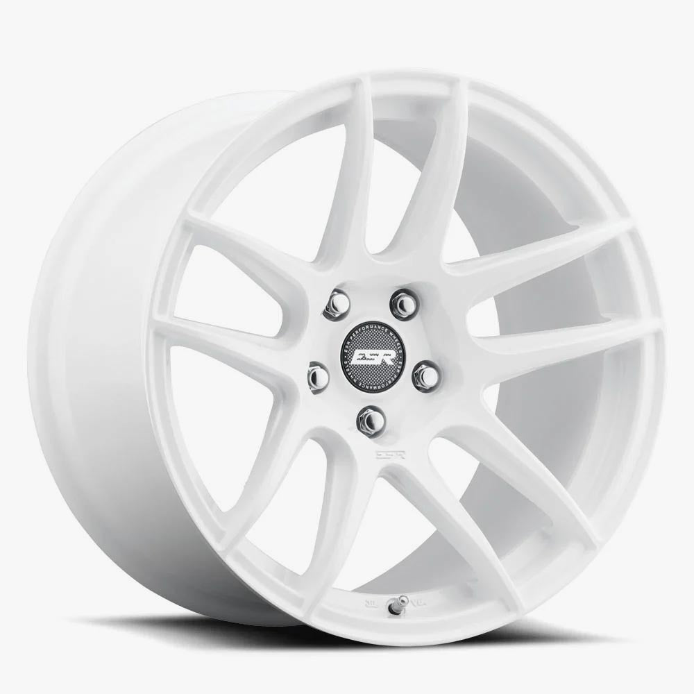 ESR CS8 Gloss White Wheels - 19x10.5, 5x108 (Custom Drill), ET22 - Upgrade Your Ride Now!