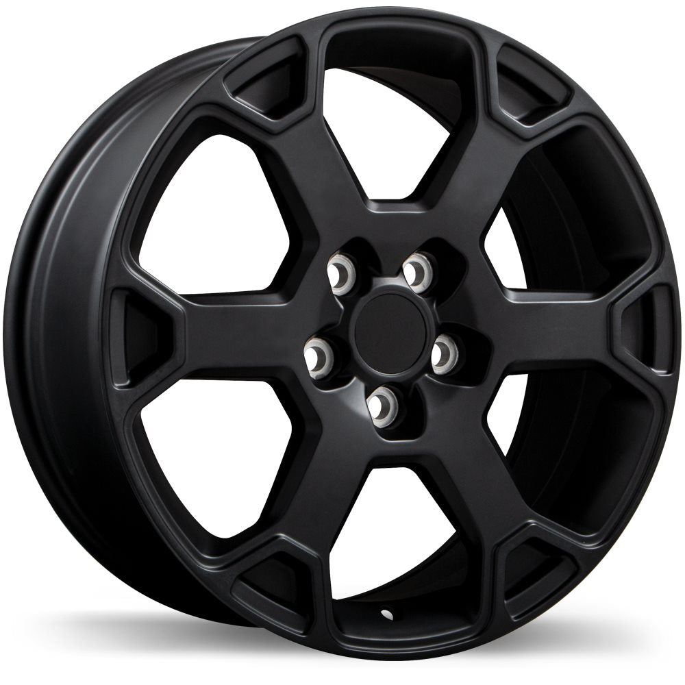 Stunning Replika R243 18x7.5 5x114.3 ET40 60.1 Satin Black Wheels - Grab Yours Now!