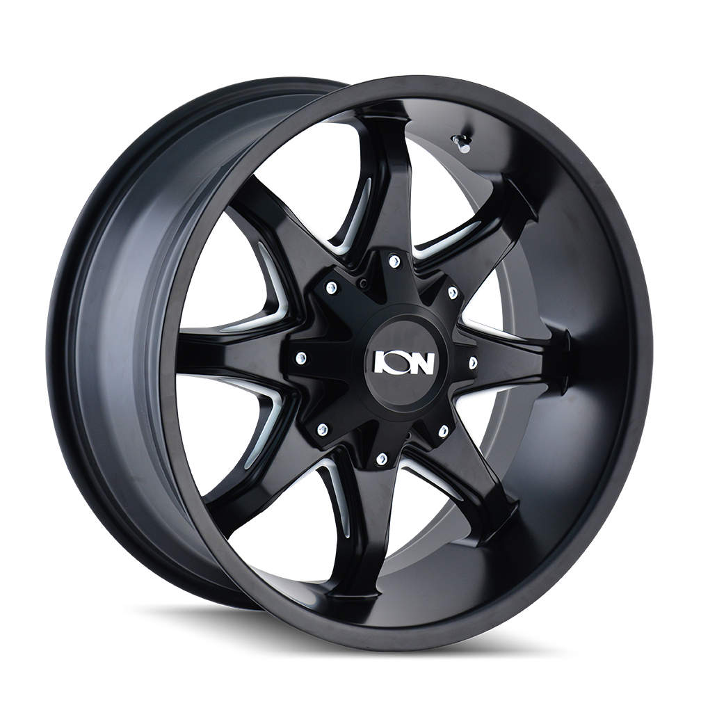 ION 181 Wheels - 20x9 8x180 ET0 124.1 Satin Black Milled - The Ultimate Upgrade!