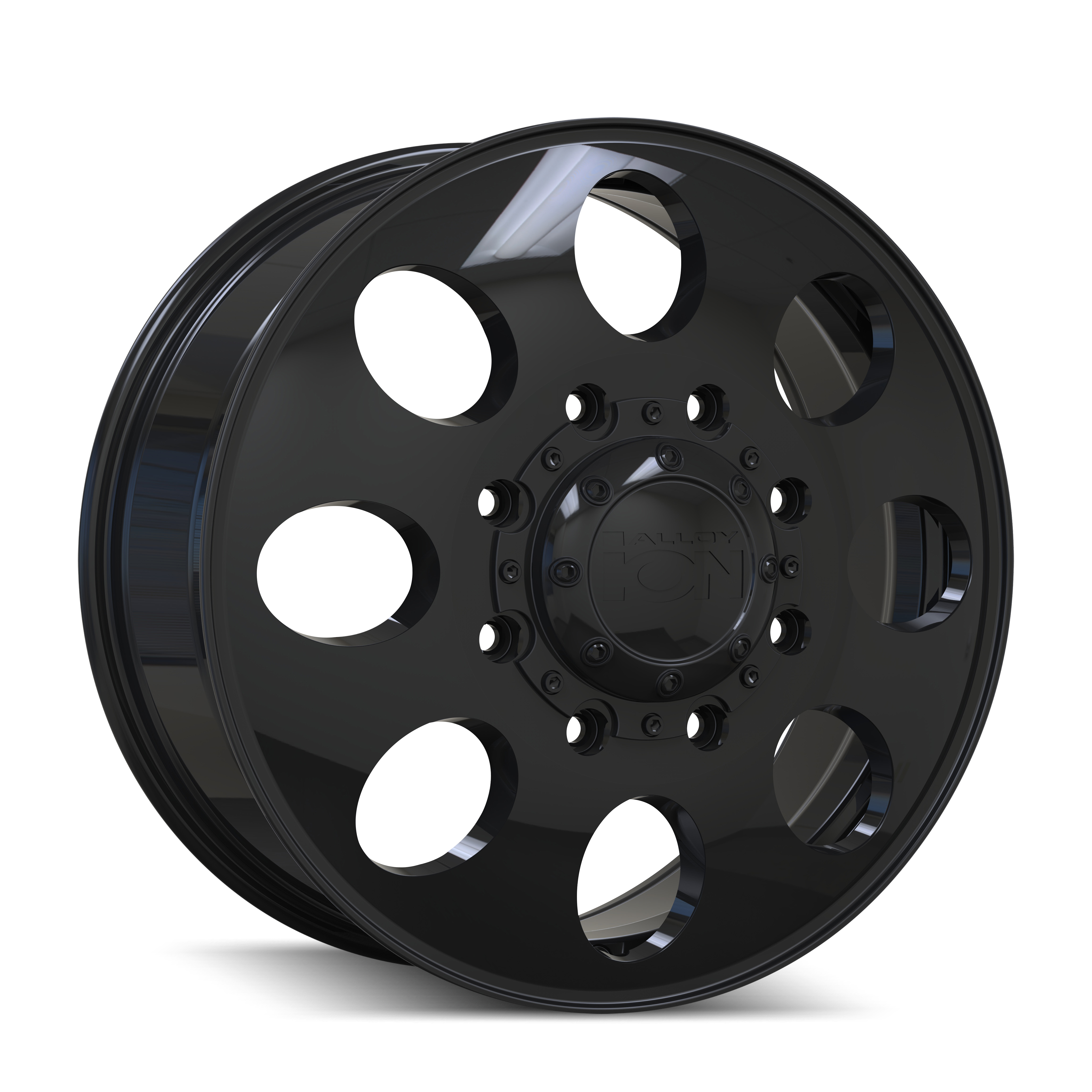 ION 167 20x8.25 8x200 ET115 142 Gloss Black - Stunning Wheels for Your Ride
