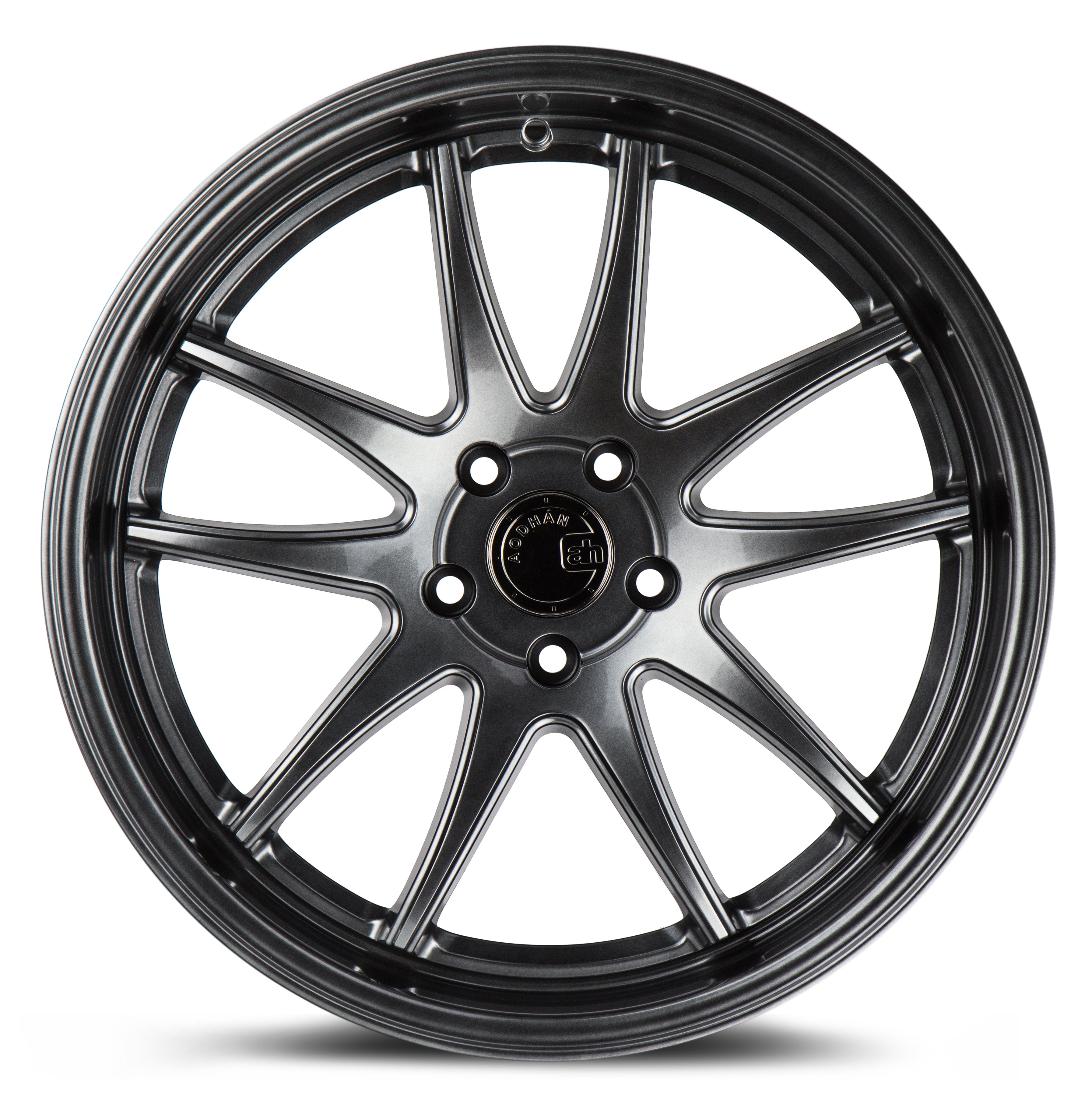 Aodhan DS02 18x9.5 5x114.3 +15 73.1 Hyper Black - Stunning Wheels for Your Ride!