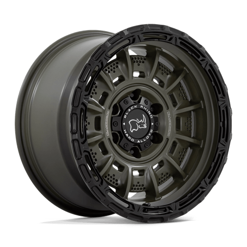 Black Rhino LEGION 17X9 Wheels - Olive Drab Green with Black Lip, Bold and Durable!