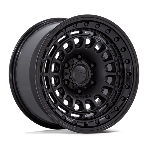 Black Rhino BR014 SAHARA 17X9 5X127 ET0 71.5 Matte Black W/ Gloss Black Lip