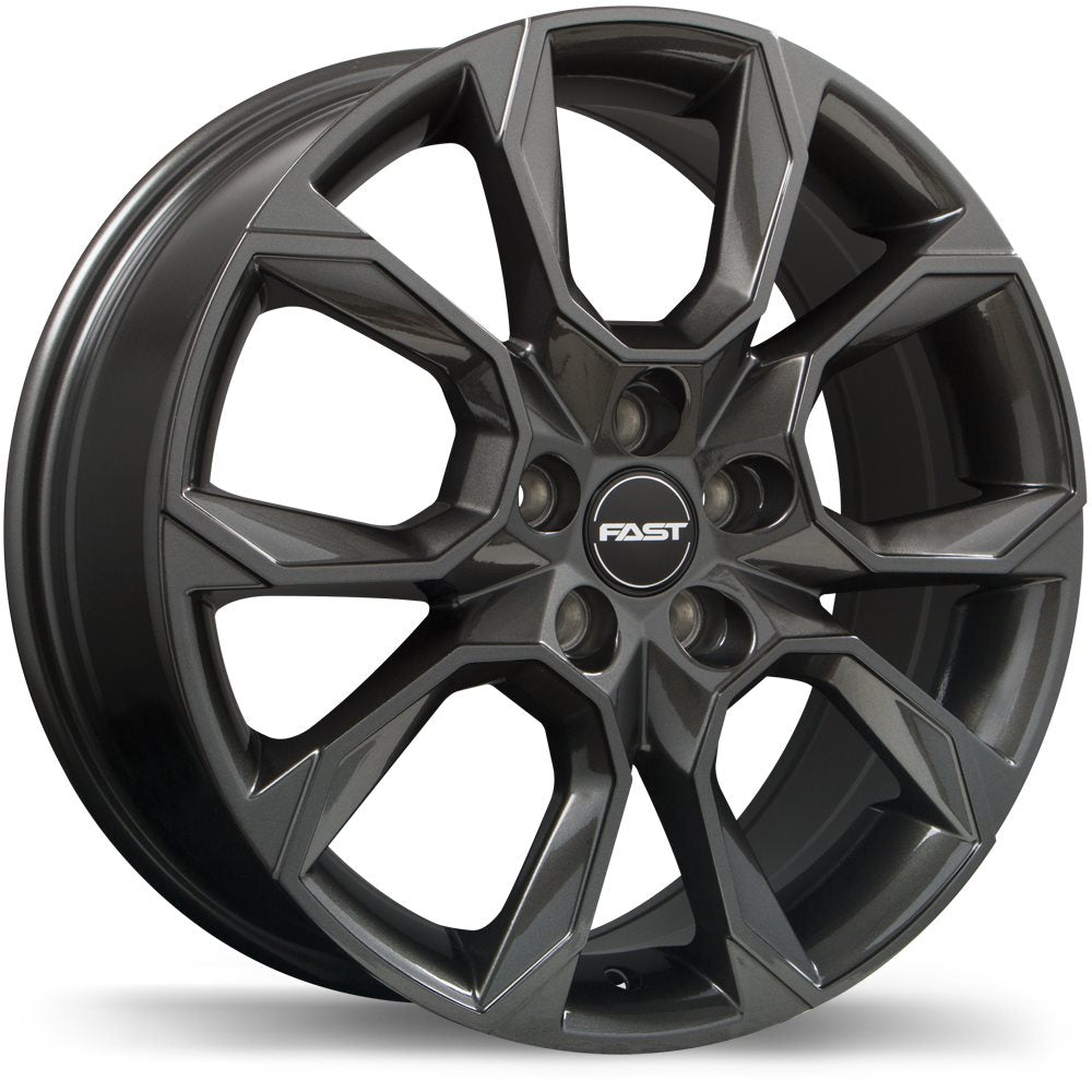 Fast Wheels Aventure 16x6.5 - Gloss Gunmetal Wheels for Thrilling Rides