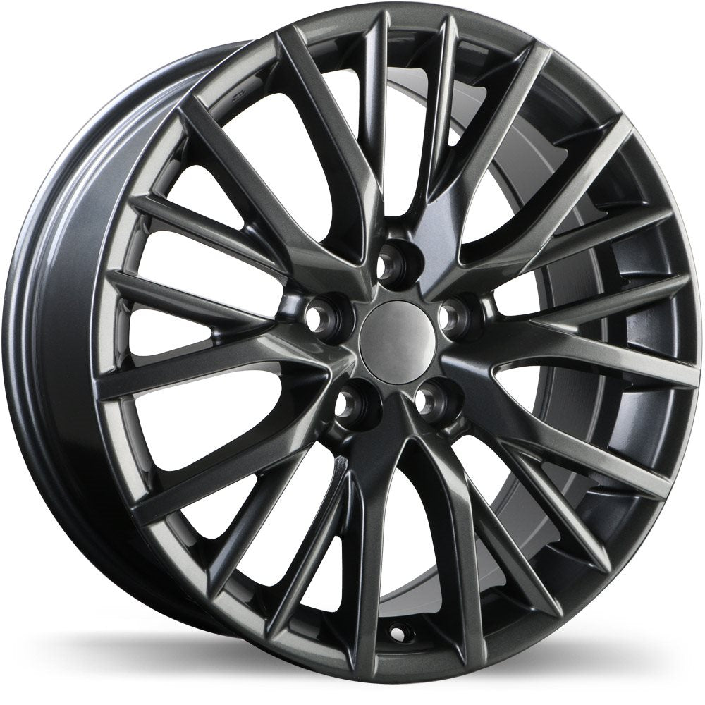 Stunning Replika R224 Wheels in Gloss Gunmetal - Upgrade Now!