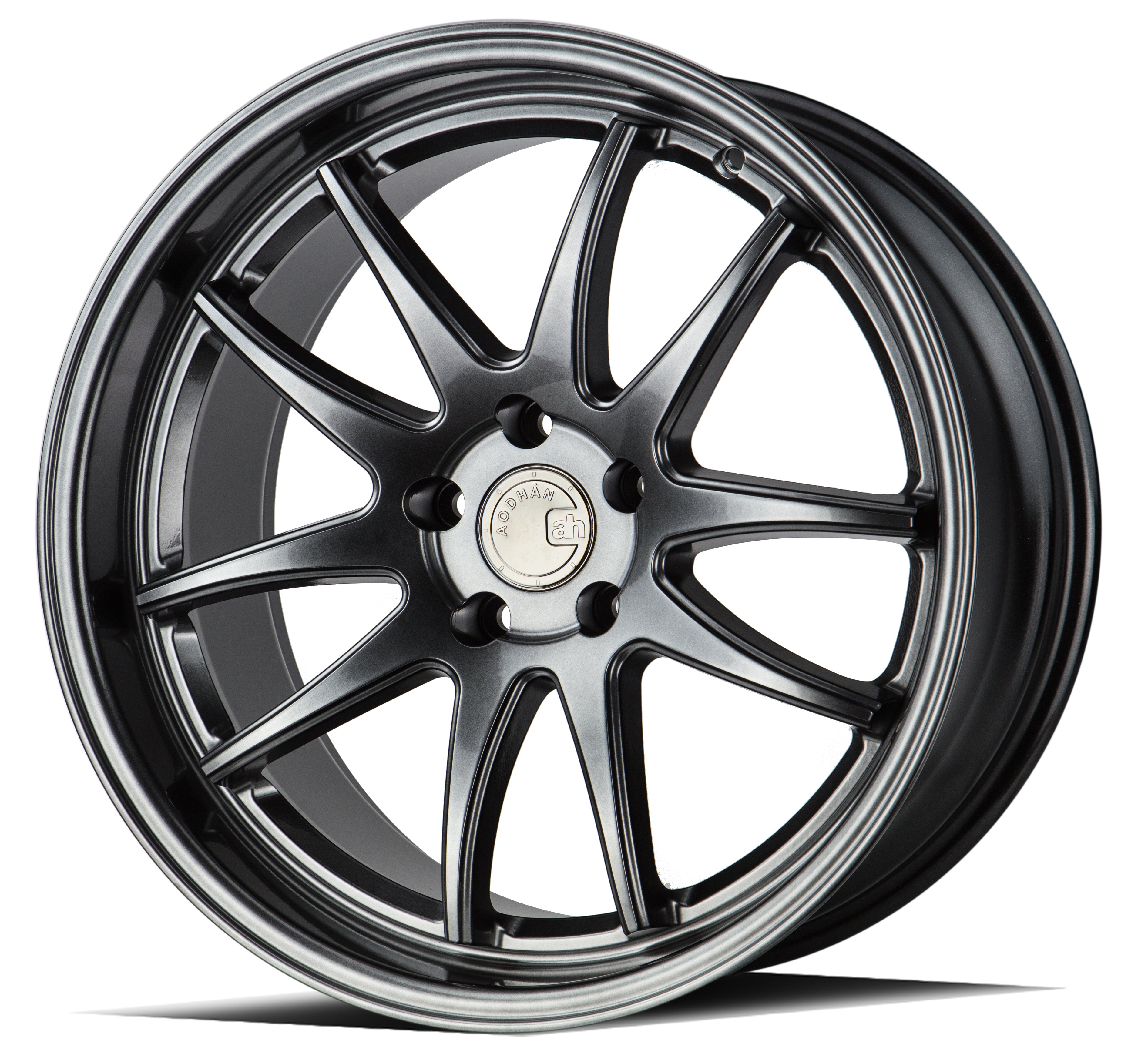 Aodhan DS02 18x9.5 5x114.3 +15 73.1 Hyper Black - Stunning Wheels for Your Ride!