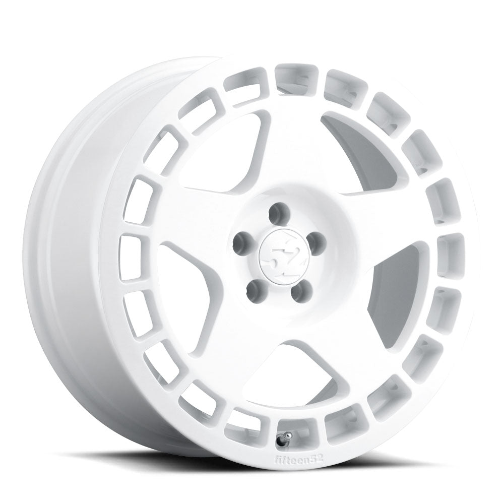 Fifteen52 TURBOMAC Rally-Ready 18X8.5 Wheels in Stunning Rally White