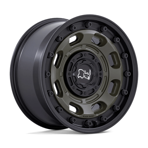 Stunning Black Rhino ATLAS Wheels - 18X9, Olive Drab Green with Black Lip, Grab Yours Now!