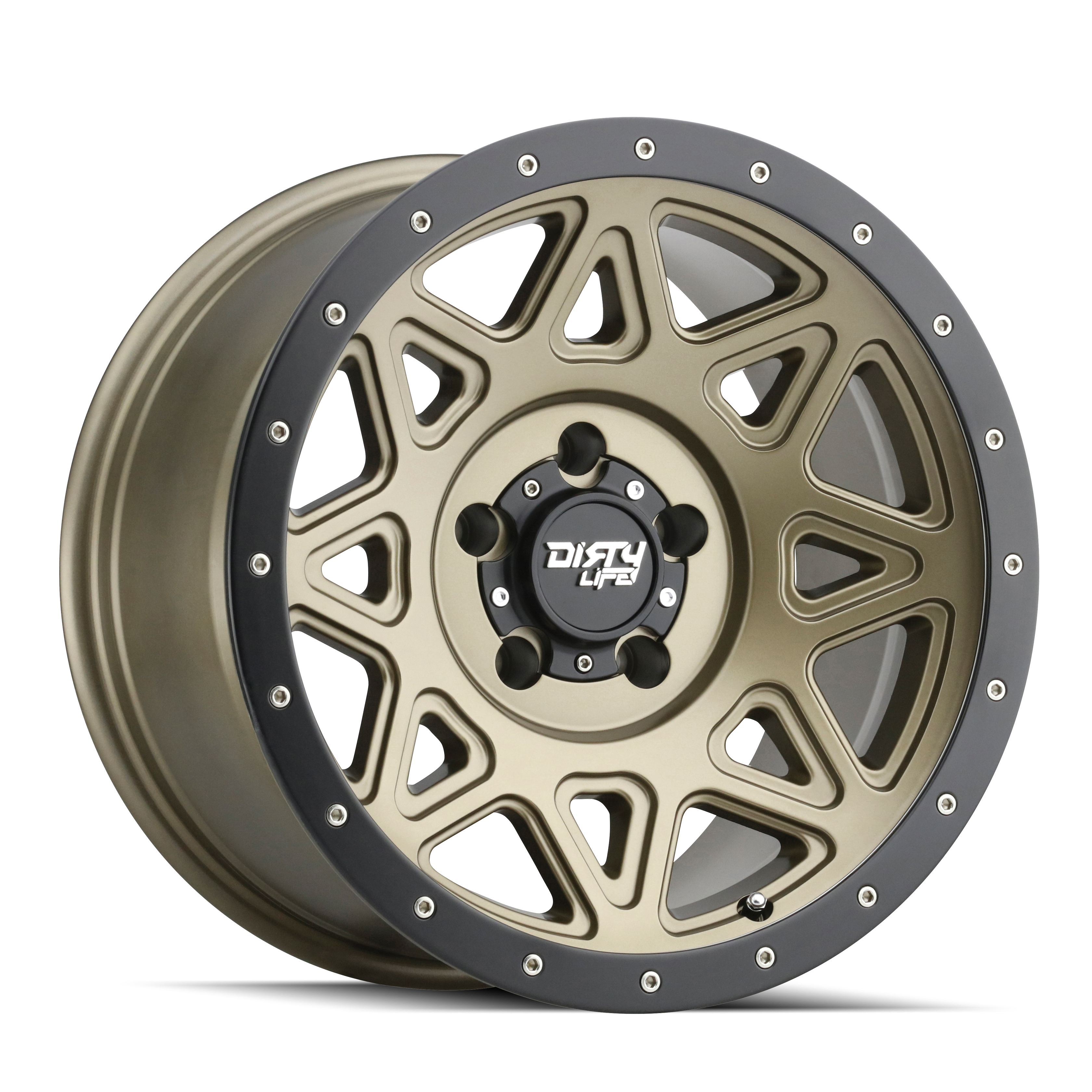 Get the Stunning DIRTY LIFE THEORY 18x9 5x127 ET0 78.1 Matte Gold Wheels Now!