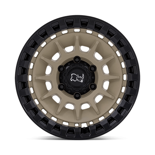 Black Rhino BARRAGE 17X8.5 Wheels - Desert Sand on Matte Black, Perfect for Off - Road Adventures!