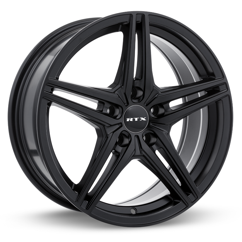 Stunning RTX Bern 15x6.5 4x100 ET38 73.1 Satin Black Wheels - Upgrade Your Ride Now! | 082036