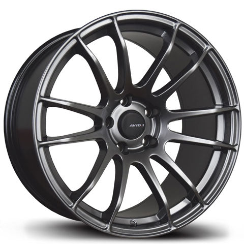 AVID.1 AV-20 Wheels - 18x8, 5X114.3, ET45, 73.1 Hyper Black - A Stunning Upgrade!