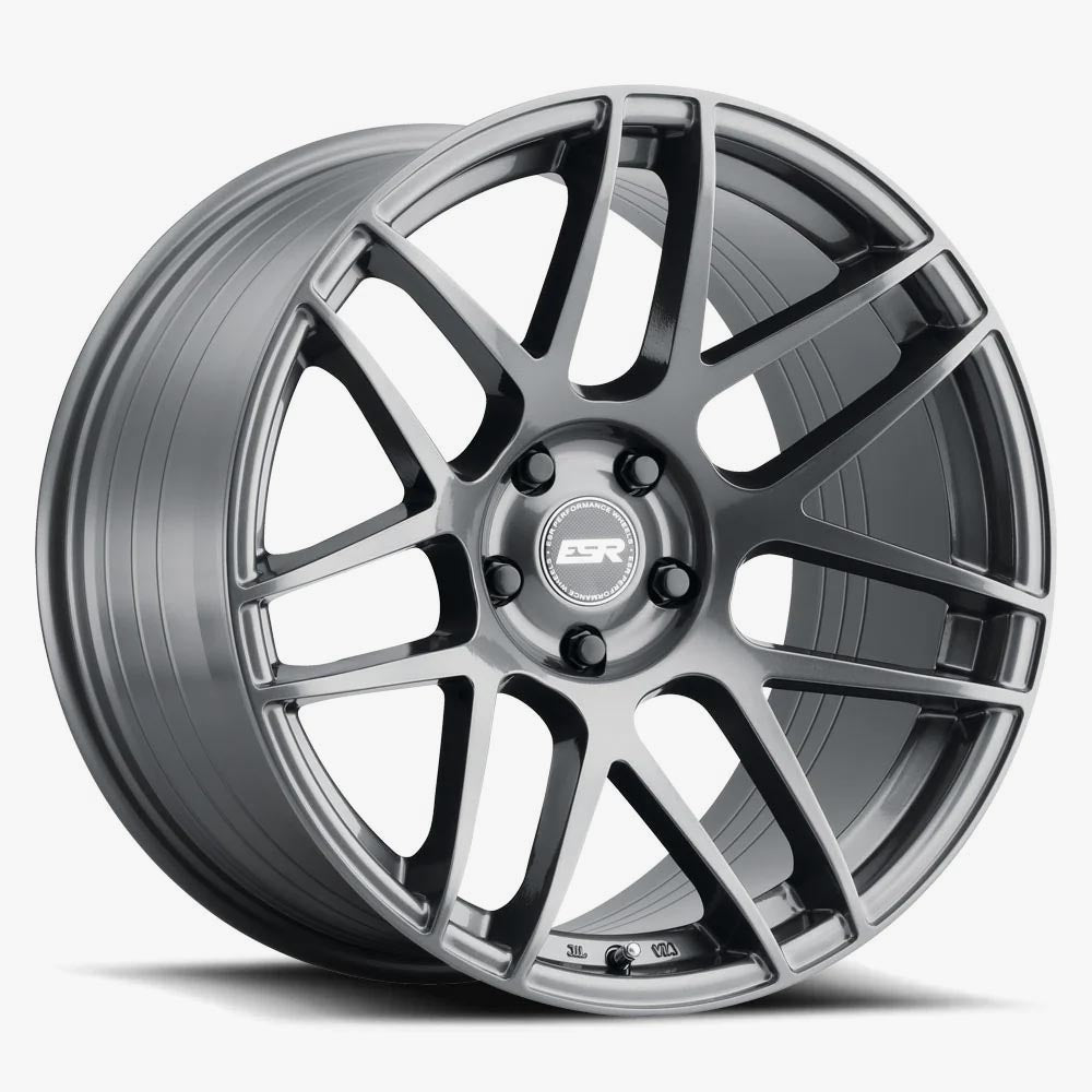 ESR RF1 19x10.5 5x108 (Custom Drill) ET22 Gloss Graphite - A Stunning Upgrade for Your Wheels!