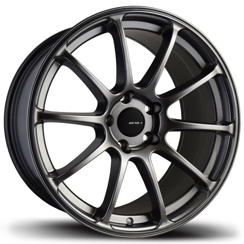 AVID.1 AV-27 Hyper Black Wheels - Stunning 18x8.5 5X114.3 ET35 73.1