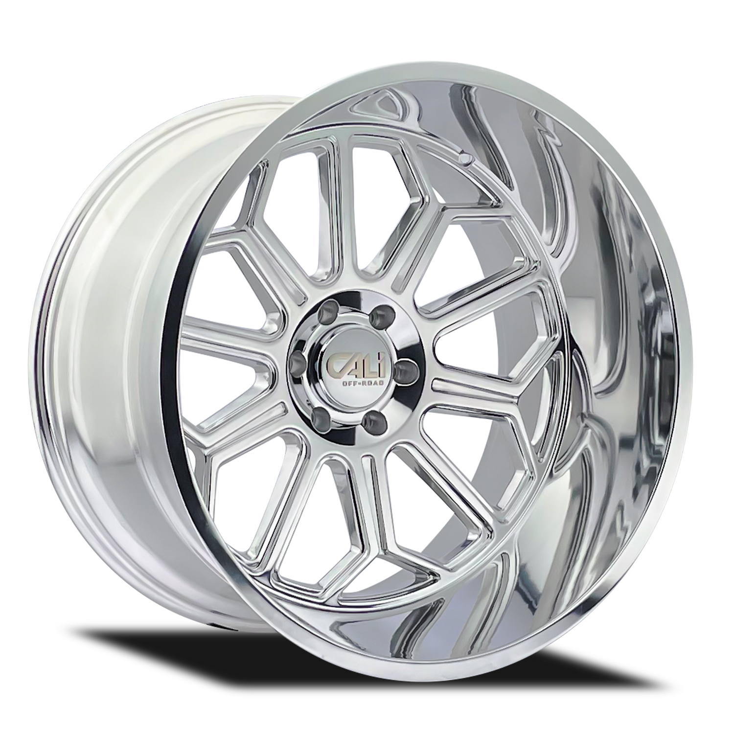 CALI OFF-ROAD AUBURN 20x10 6x135 ET-25 87.1 Polished - The Ultimate Off-Road Wheel