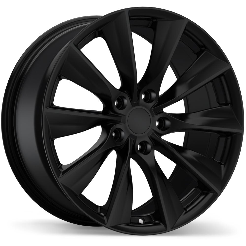 Stunning Replika R241 Wheels - 18x8.5, 5x114.3, ET40, 70.2 Satin Black
