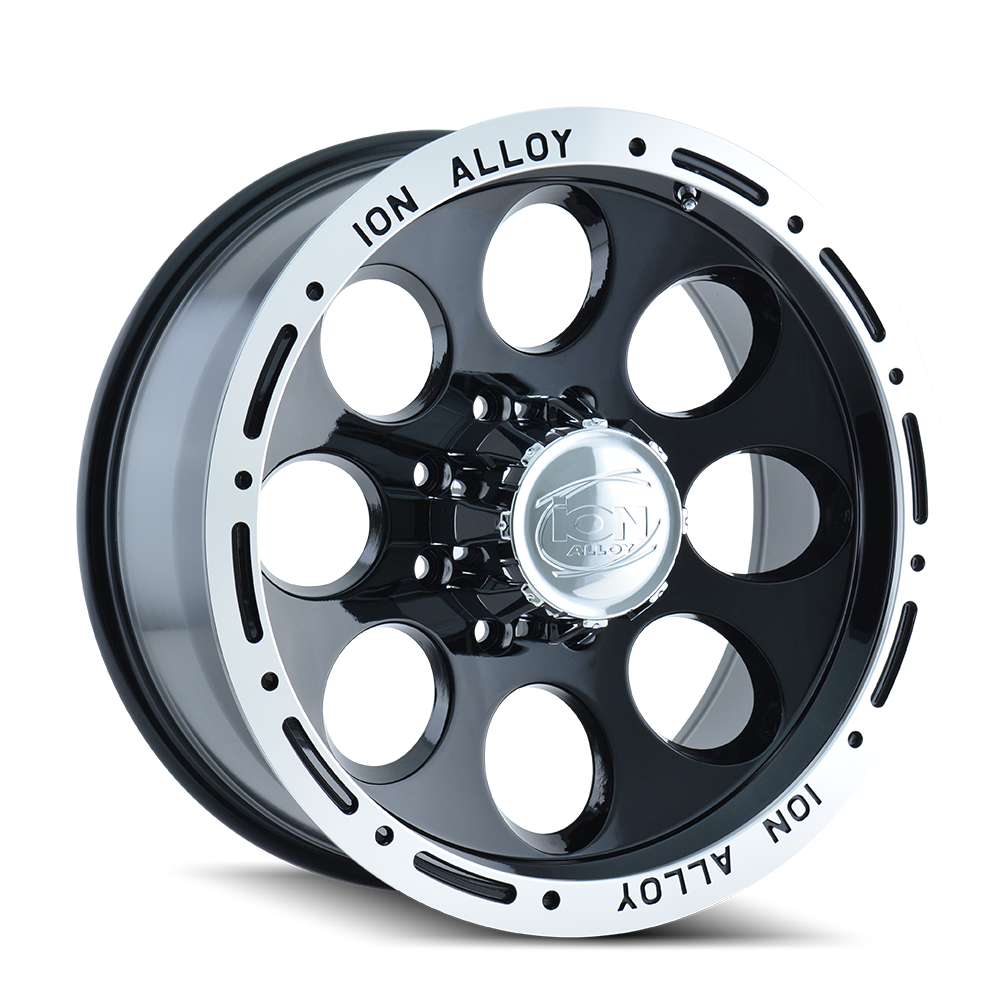 ION 174 16x10 6x139.7 ET-38 106 Gloss Black Machined