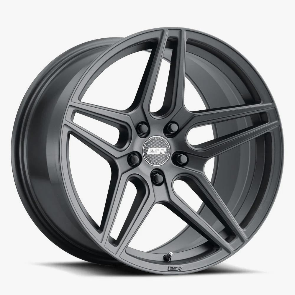 ESR RF15 20x10.5 5x120.6 (Custom Drill) ET40 Matte Graphite