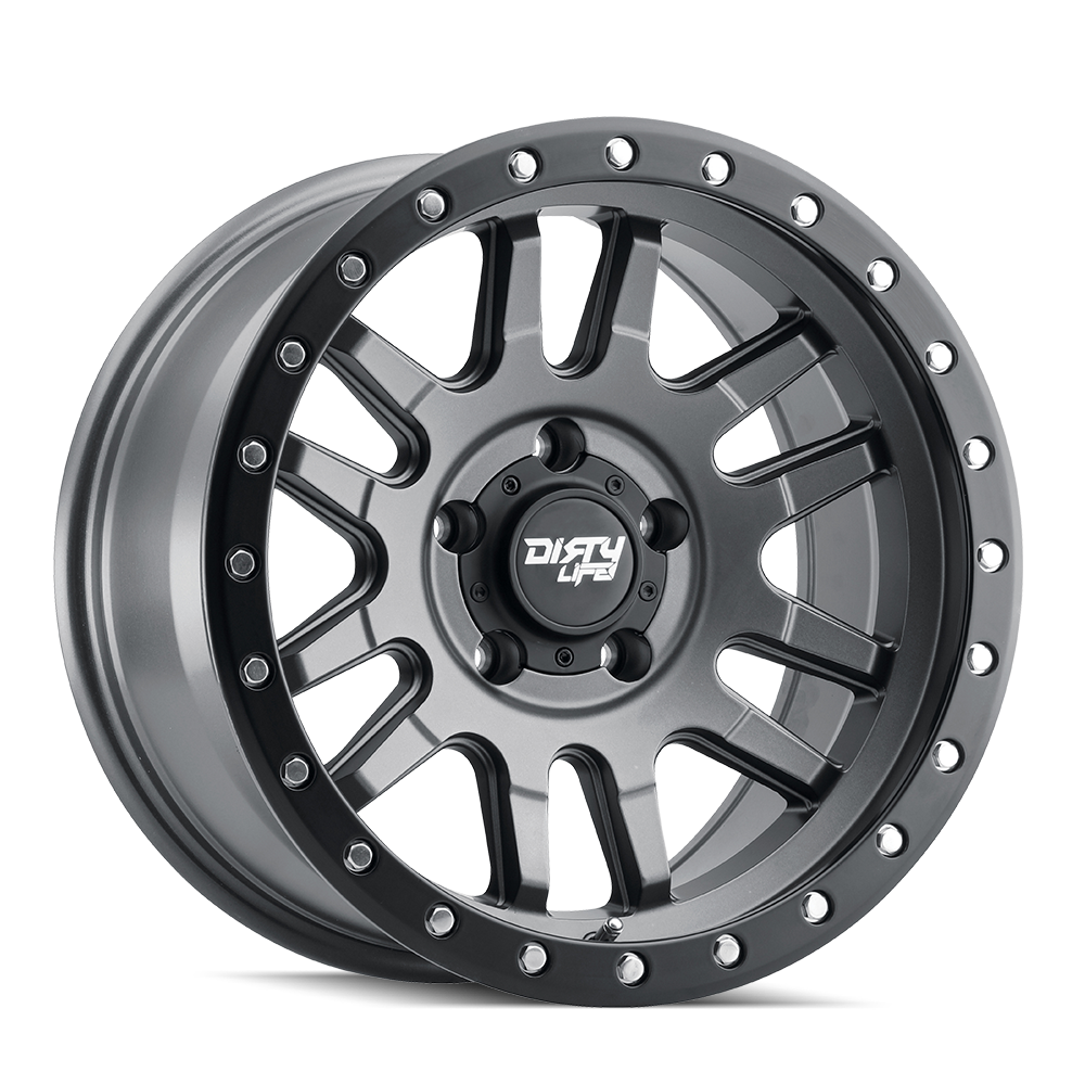 Unleash the Adventure with DIRTY LIFE CANYON PRO 17x9 5x127 ET-12 71.5 Satin Graphite Wheels