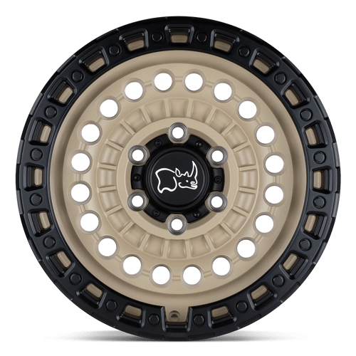 Black Rhino SENTINEL - 20X9.5 Desert Sand Wheels with Black Ring - Unleash Your Adventure!