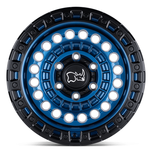 Black Rhino SENTINEL 20X9.5 8X170 ET-18 125.1 - Stunning Cobalt Blue with Black Ring Wheels