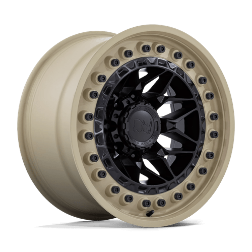 Stunning Black Rhino ALPHA 17X9 Wheels - Matte Black with Sand Lip