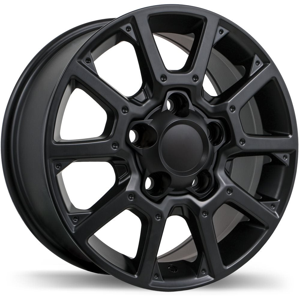 Stunning Replika R226 Wheels in Satin Black - 20x8.5 5x150 ET55 110.1