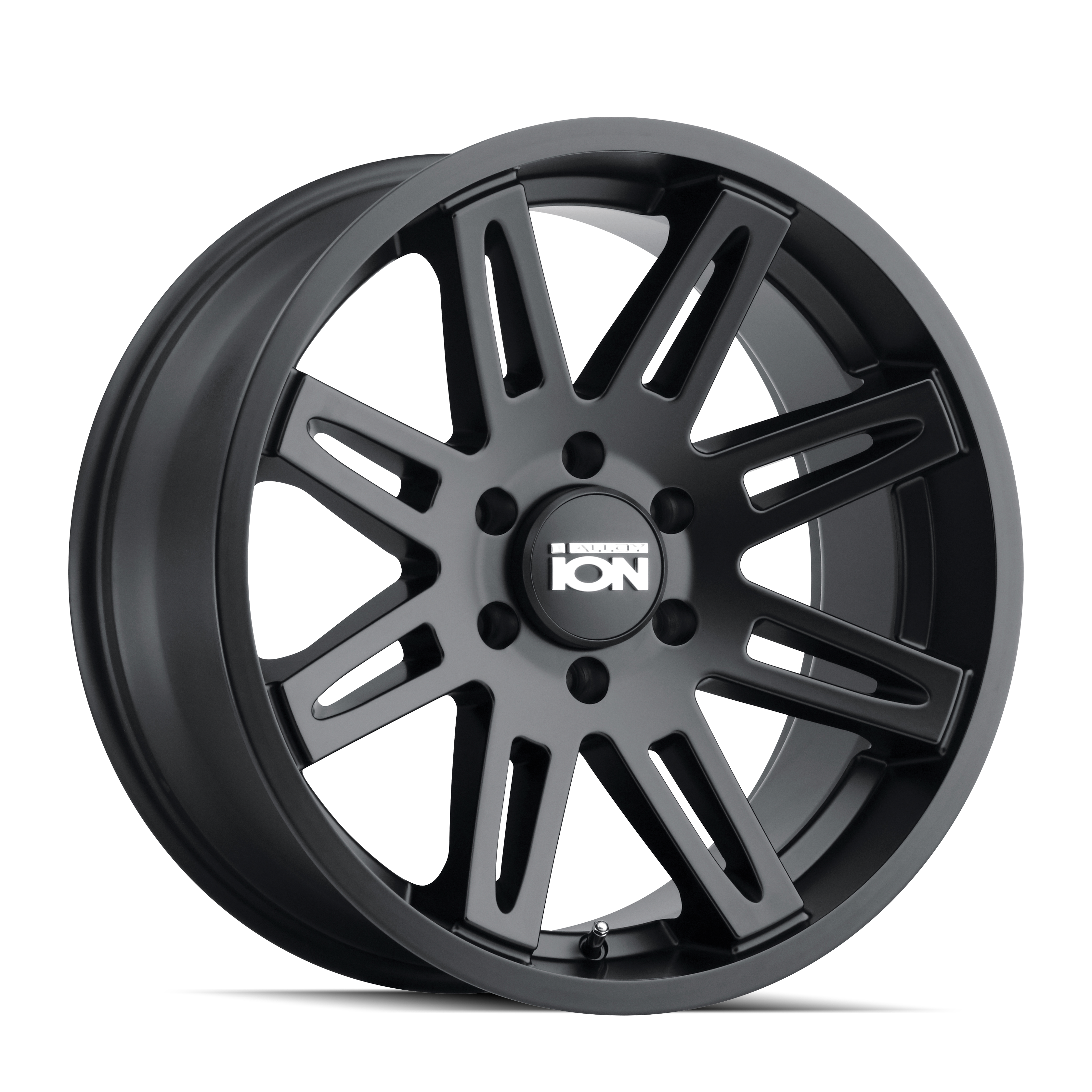 ION 142 Matte Black Wheels - 18x9, 6x139.7, ET0, 106 - Unleash Your Ride's Potential!