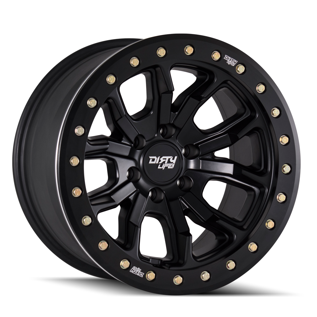 Get the Stunning DIRTY LIFE DT-1 17x9 Satin Black Wheels Now!