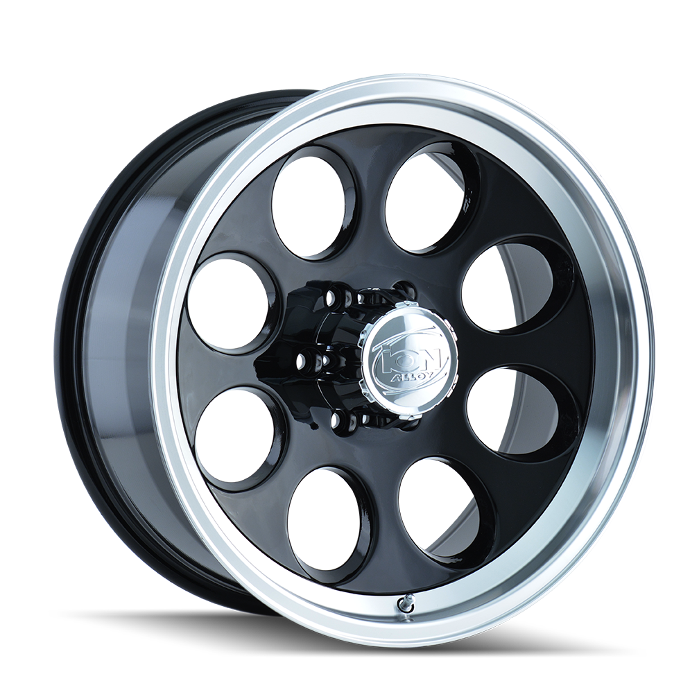 ION 171 15x10 Gloss Black Machined Wheels - Ideal for Off - Road Adventures!