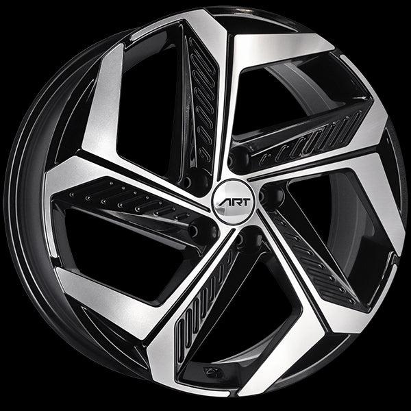 Stunning ART Replica 222 Wheels - Gloss Black Machined Face, Perfect Fit!