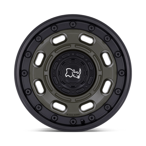 Black Rhino ATLAS 20X10 - Olive Drab Green with Black Lip - Stunning Off - Road Wheels!