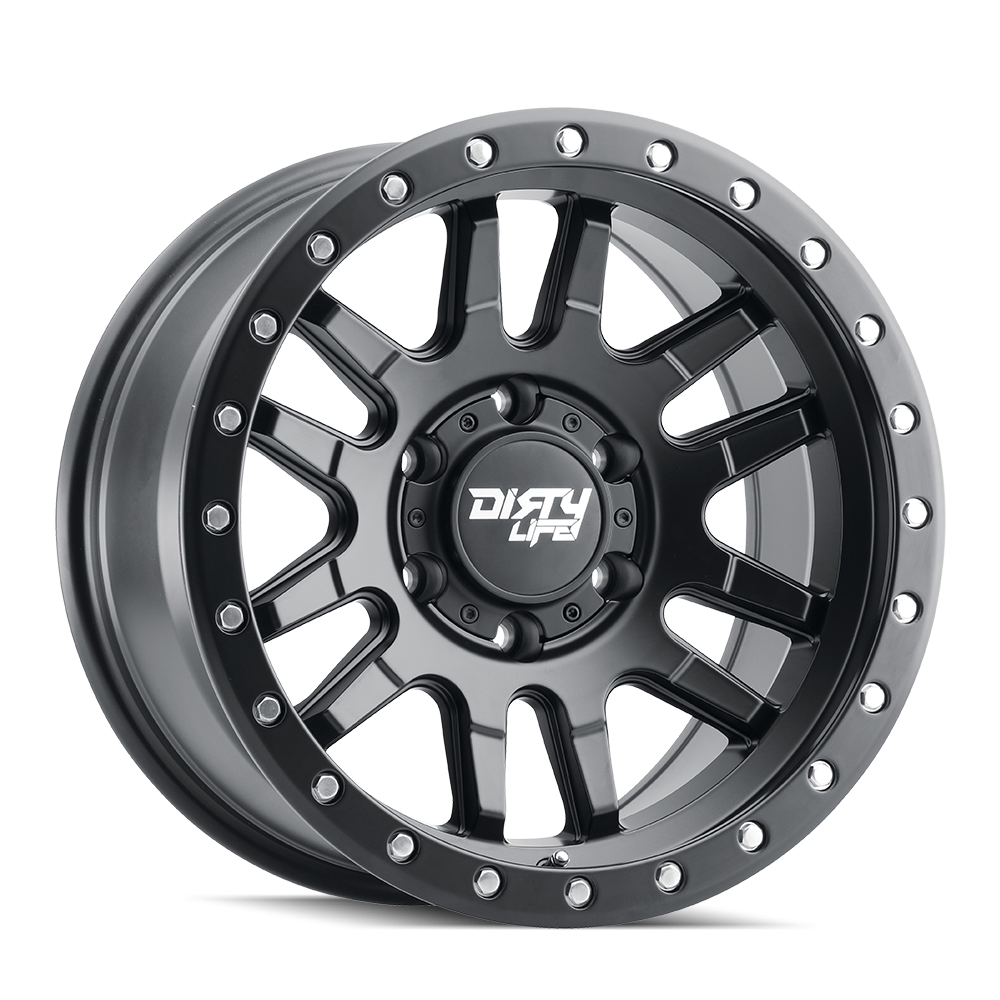 Dirty Life Canyon Pro 17x9 Wheel - Stunning Satin Black Finish