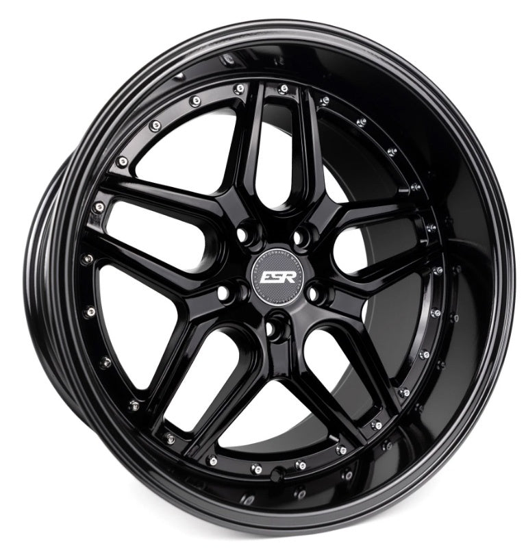ESR CS15 Gloss Black Wheels - Stunning 19x9.5, 5x114.3 ET22