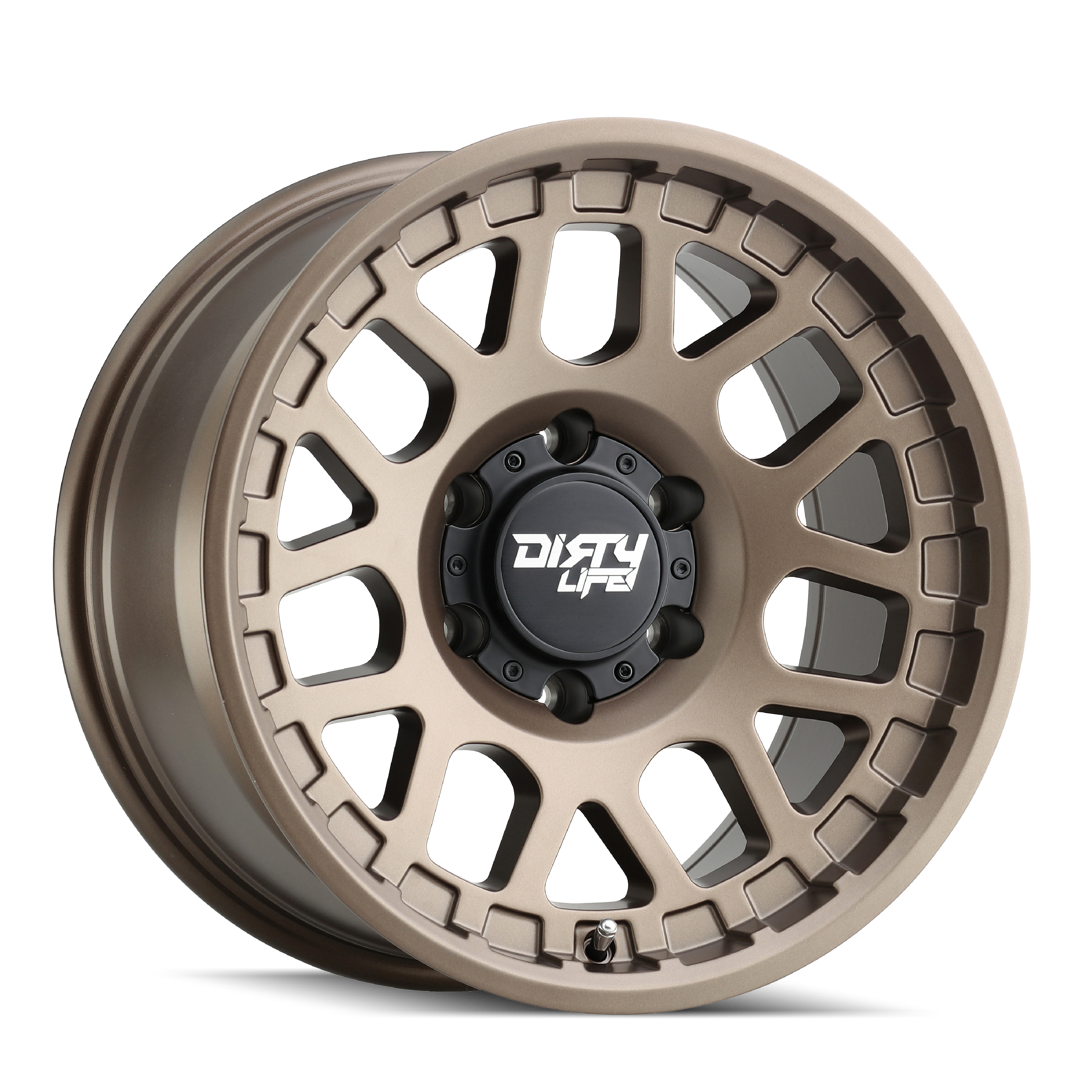DIRTY LIFE MESA 17x9 5x127 ET-12 78.1 Satin Dark Bronze - Stunning Off - Road Wheels