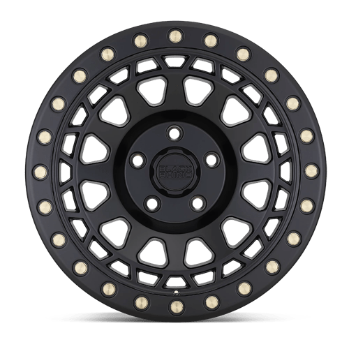 Stunning Black Rhino PRIMM Wheels - 20X9.5 Matte Black with Brass Bolts!