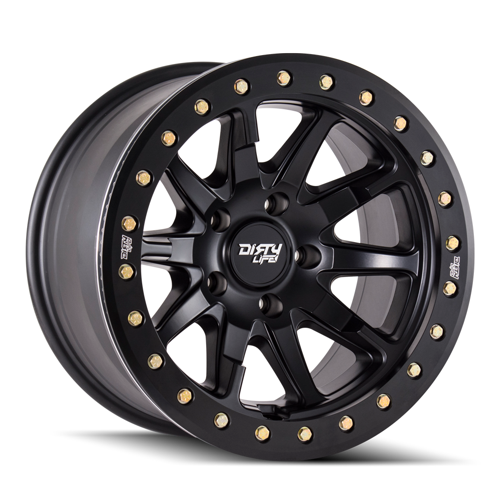 Unleash Your Adventure with the DIRTY LIFE DT-2 17x9 8x165.1 ET-12 130.8 Satin Black Wheels