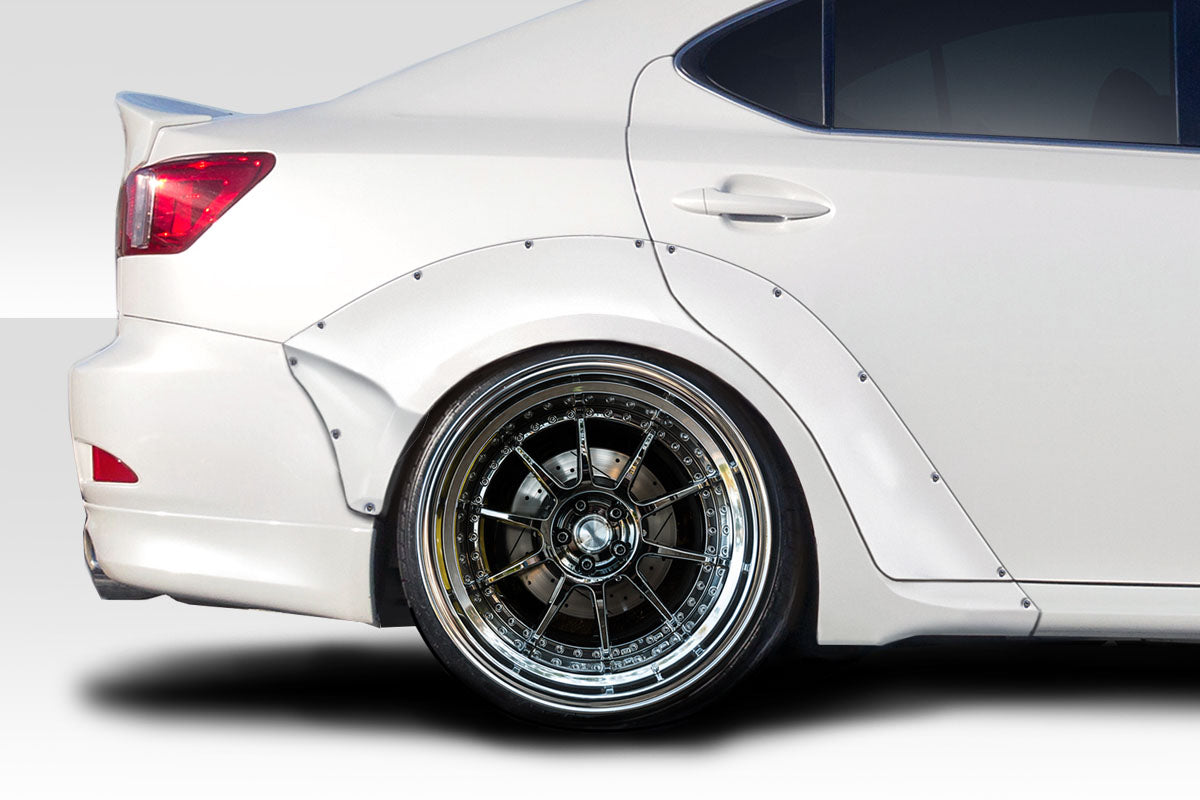 Upgrade Your 2006 - 2013 Lexus IS250/IS350 with Duraflex MSR 40mm Rear Fender Flares - 4 Piece Set