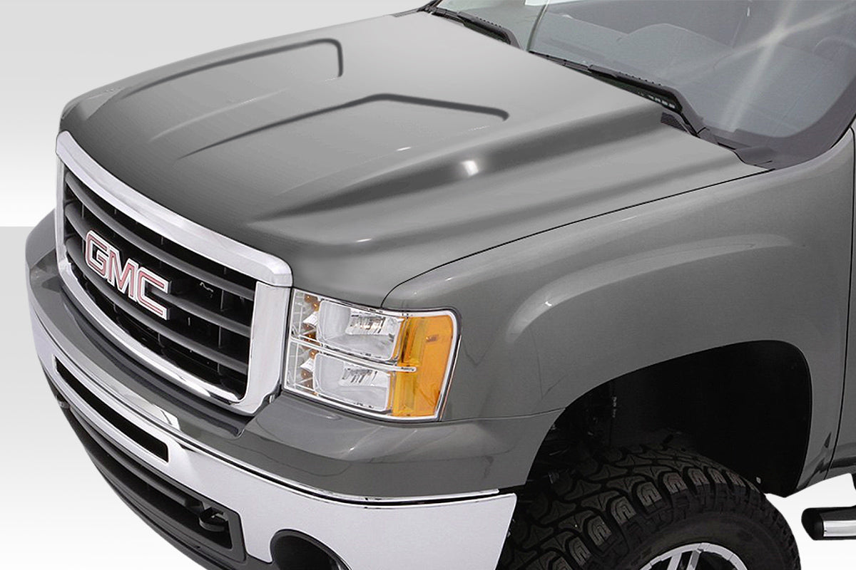Unleash Style! 2007 - 2013 GMC Sierra Duraflex One - Piece Cowl Hood
