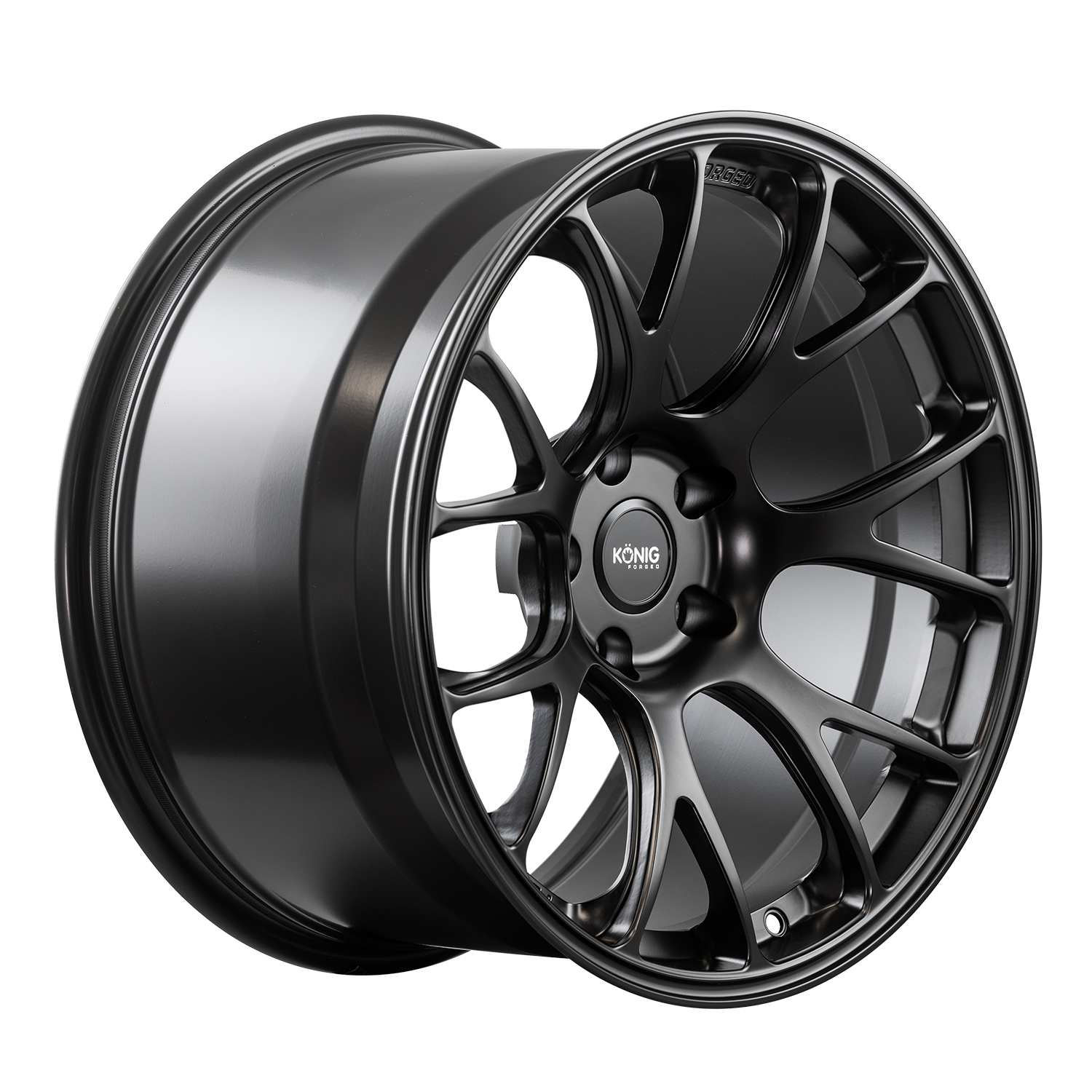 Unleash Performance with KONIG FORGED F1M 19x10 Wheels in Satin Black