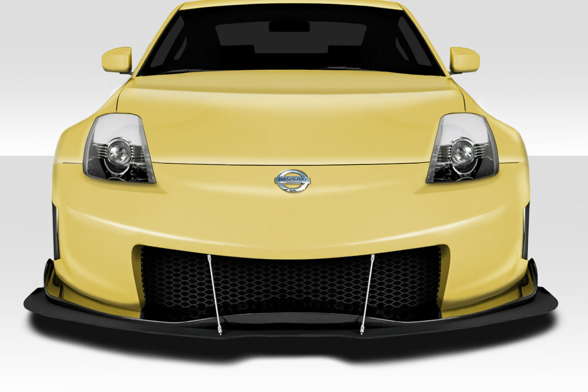 Upgrade Your 2003 - 2008 Nissan 350Z Z33 with Duraflex NV3 3 - Piece Front Lip Splitter (S)