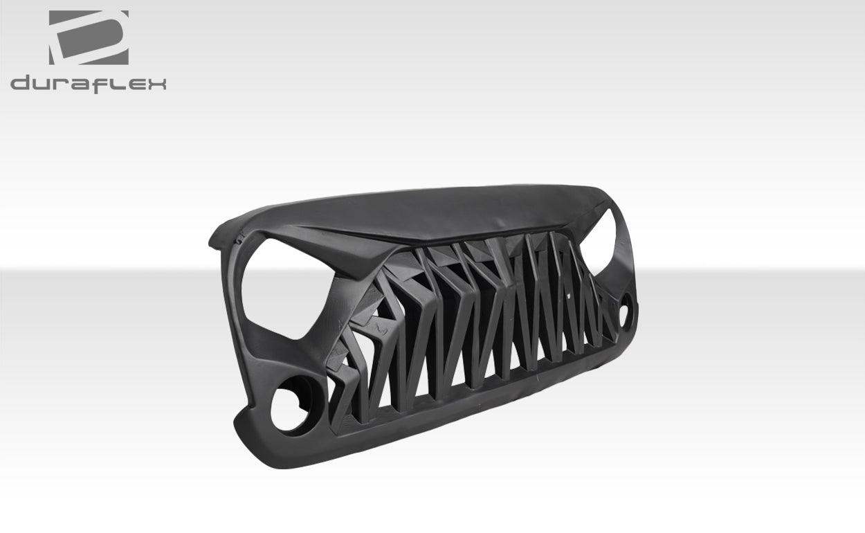 Unleash the Beast: 2007 - 2018 Jeep Wrangler JK Duraflex Monster Grille - One Piece Wonder!
