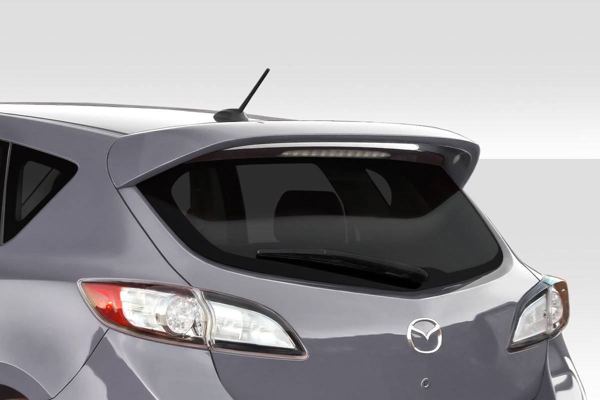 Get the Stunning 2010 - 2013 Mazda 3 Duraflex Turbo Look Rear Roof Wing Spoiler!