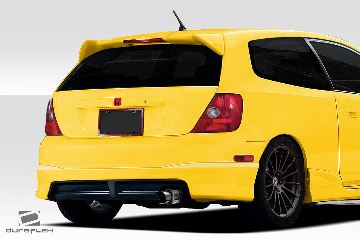 Upgrade Your 2002 - 2005 Honda Civic Si HB with Duraflex HFP Look Rear Lip Spoiler!