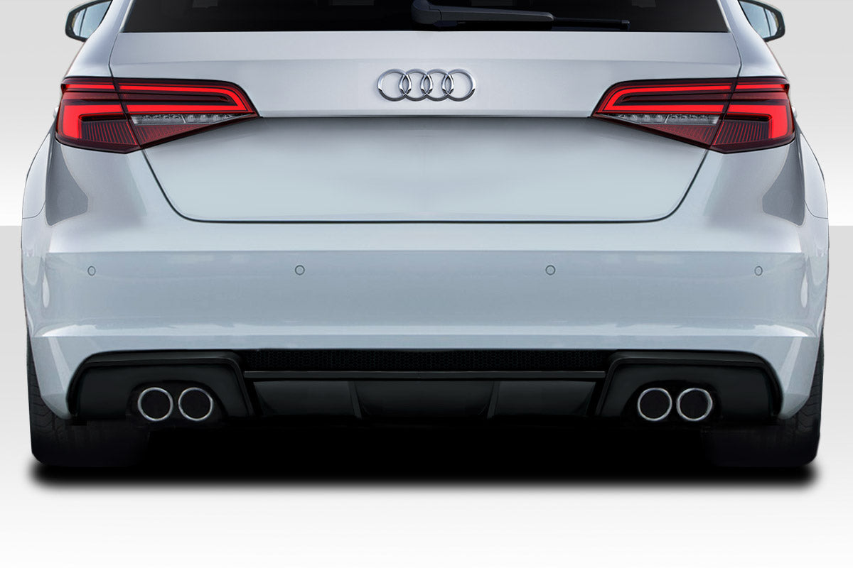 Revamp Your 2013 - 2016 Audi A3 Sportback with Duraflex RS3 Look Rear Diffuser - Single Piece!